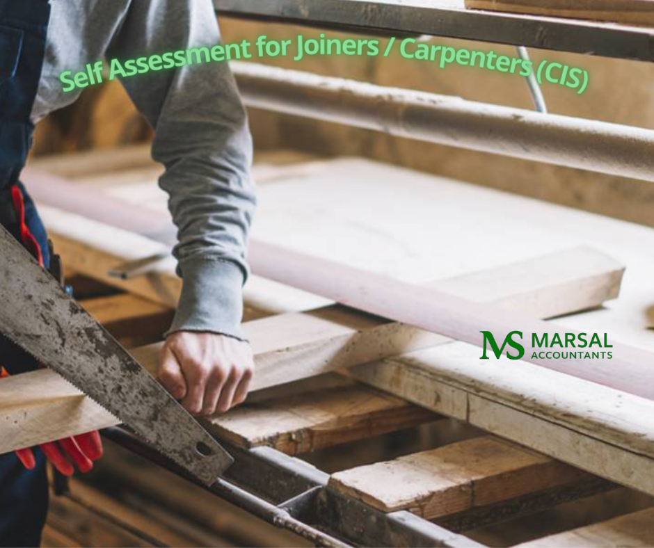 Joiner / Carpenter (CIS) Self-Assessment Guide | Marsal Accountants
